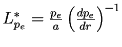 $\rho ^{\ast }=\frac{M^{1/2}cT_{e}^{1/2}}{aZ_{i}eB_{T}}$