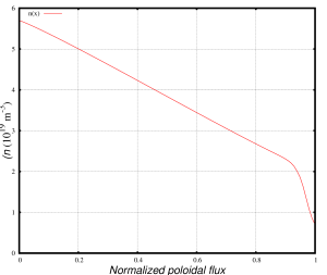 The electron density profile